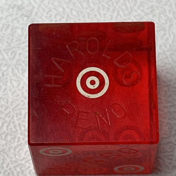 Vintage Cards Lucite Dice Hat Reno Tahoe Circus Circus Mapes Casino Memorabilia - Picture 9 of 16